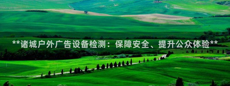 杏宇官方平台官网：**诸城户外广告设备检测：保障安全、提升公众体验**