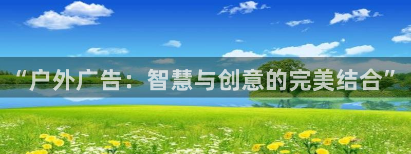 杏宇平台代理多少钱一次：“户外广告：智慧与创意的完美结合”