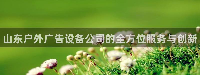 杏宇平台登录步骤：山东户外广告设备公司的全方位服务与创新