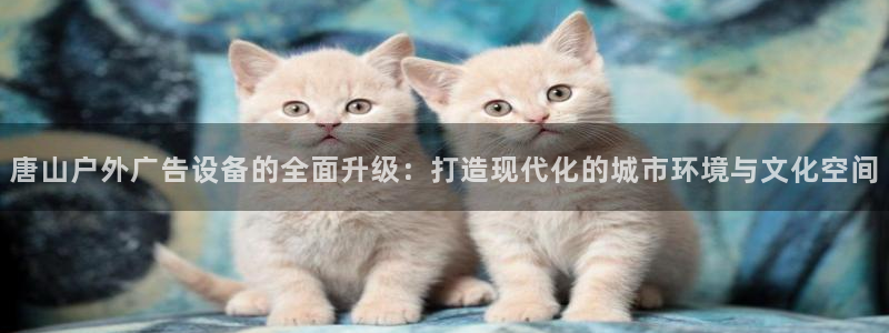 杏宇平台代理多少钱一次：唐山户外广告设备的全面升级：打造现代化的城市环境与文化空间