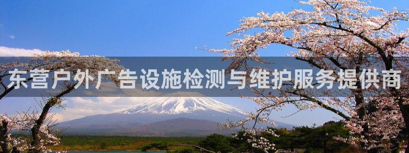 杏宇平台开户：东营户外广告设施检测与维护服务提供商