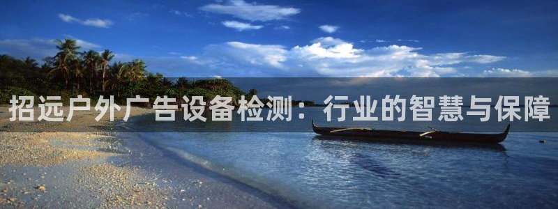 杏宇平台代理多少钱一个：招远户外广告设备检测：行业的智慧与保障