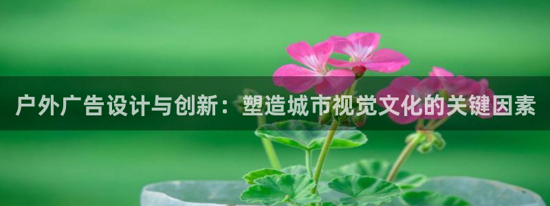 杏宇平台注册地址：户外广告设计与创新：塑造城市视觉文化的关键因素